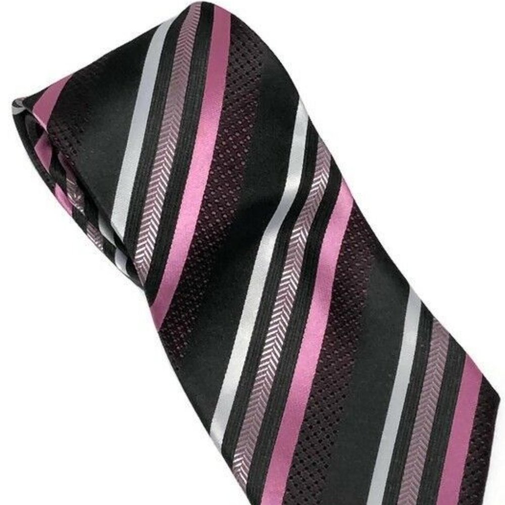 Giorgio Armani Men’s Multicolor Striped Silk Tie